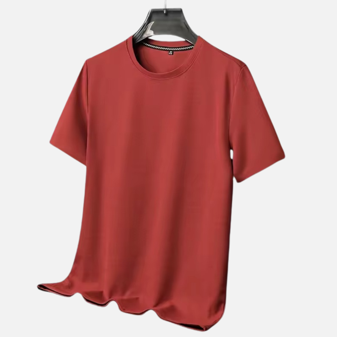 Men's Luxury Waffle Knit T-Shirt - Short Sleeve Shirt