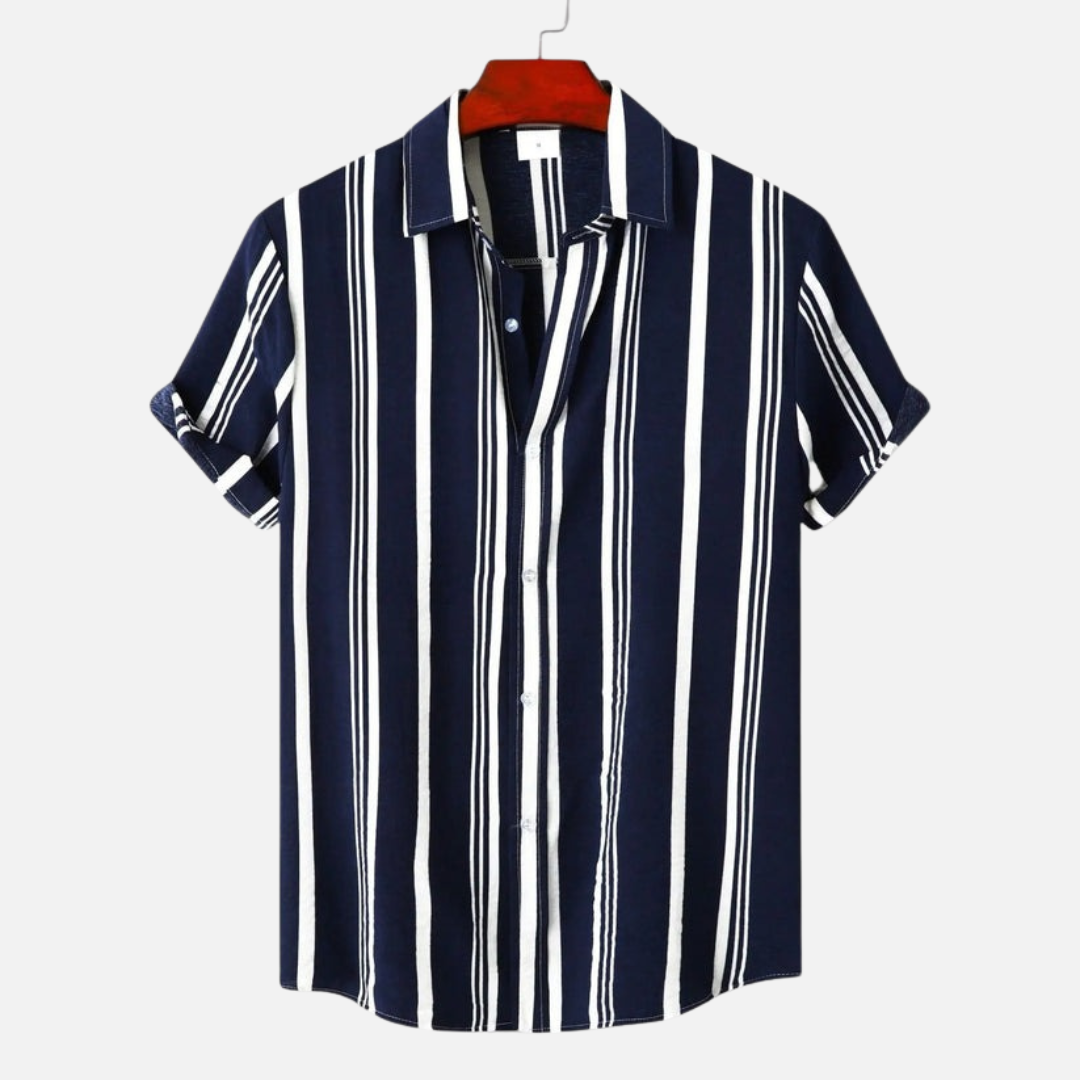 Men’s Old Money Striped Summer Shirt