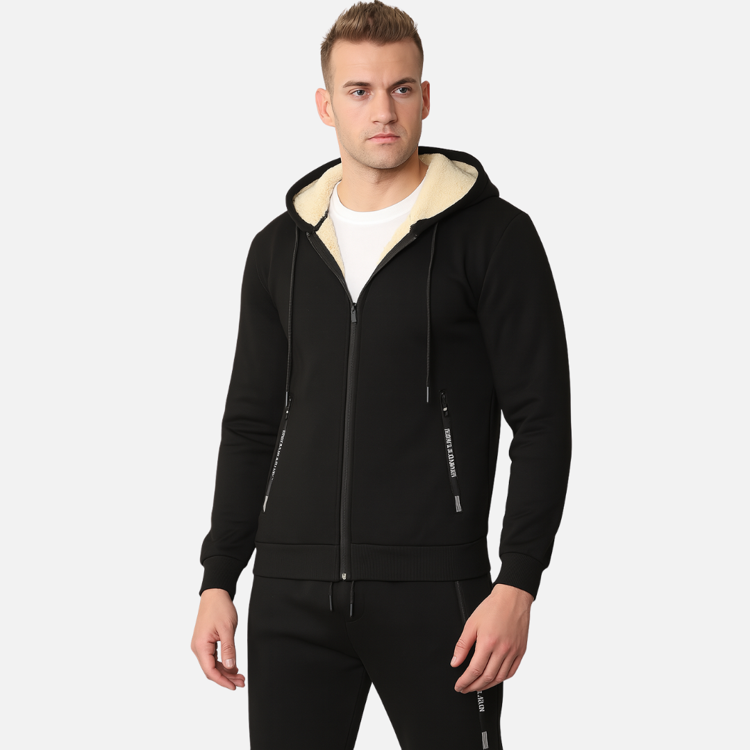 Unisex Fleece Comfort Tracksuit – Warm Vest & Jogger Set