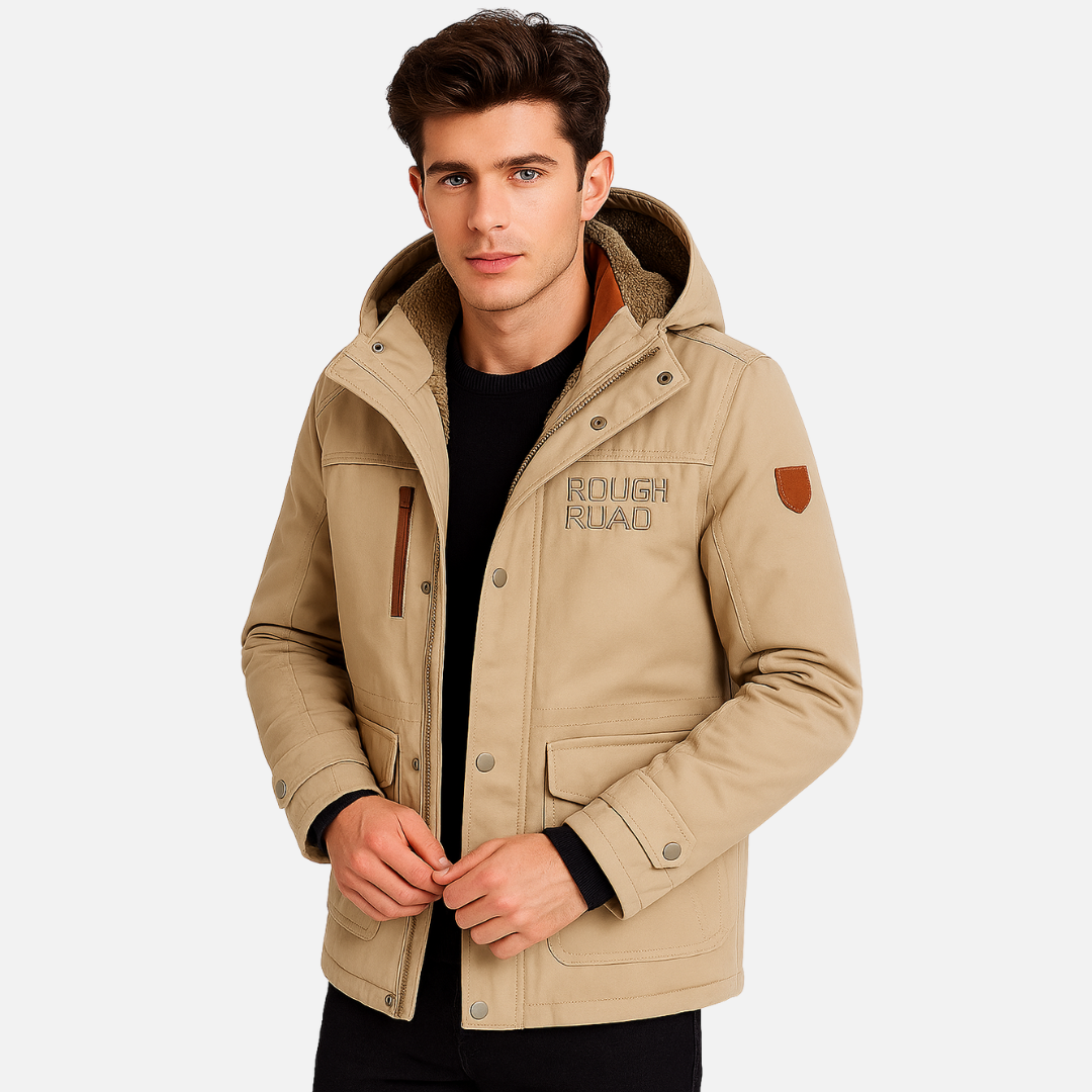 Men's Warm Winter Jacket - Windproof Puffer