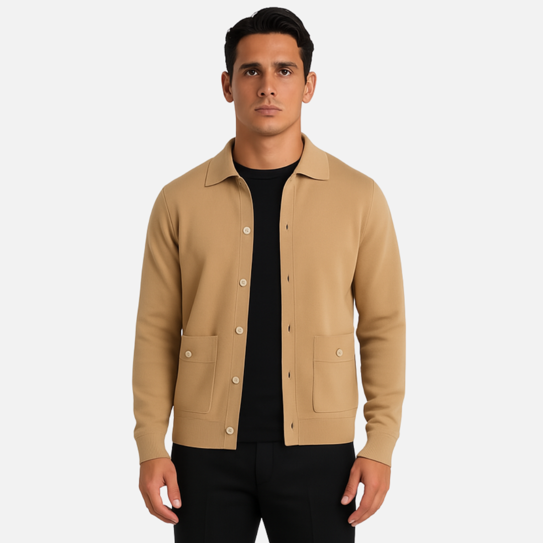 Men's Wool Jacket - Comfortable Lightweight Jacket
