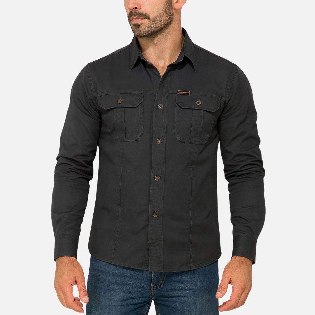 Men's Long Sleeve Shirt – Rugged & Stylish Army Shirt