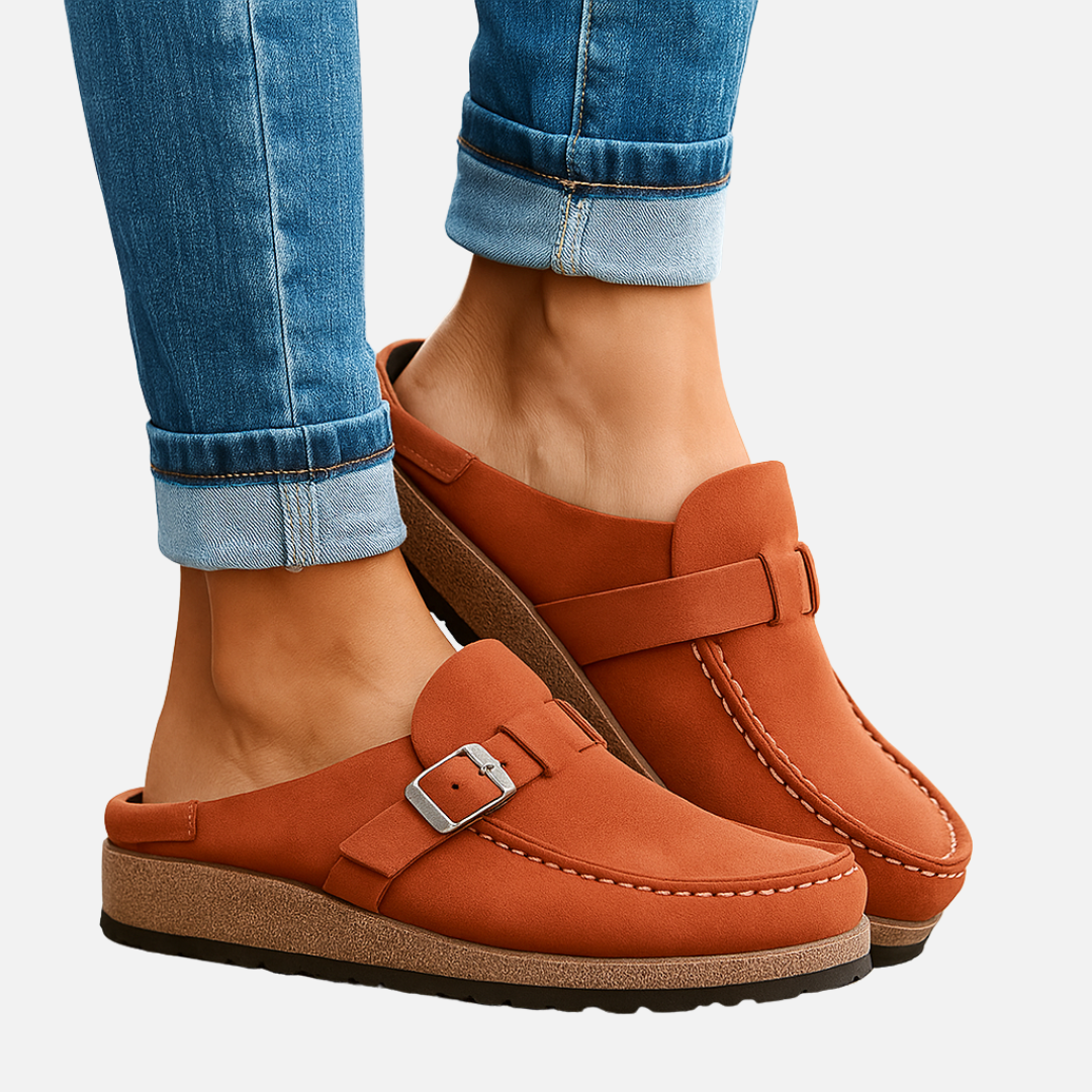 Women's Slip-On Sandals - Comfortable Open Mules