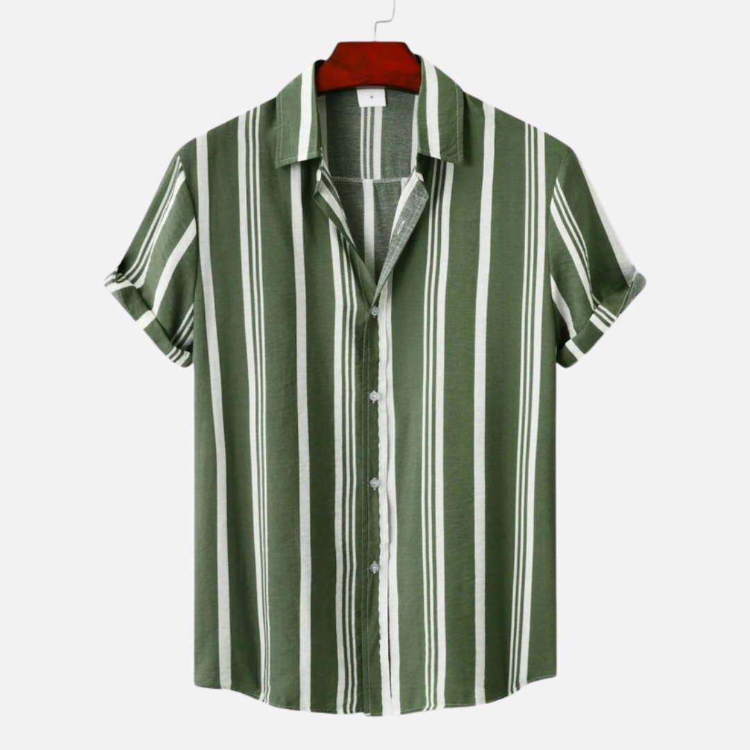 Men’s Old Money Striped Summer Shirt