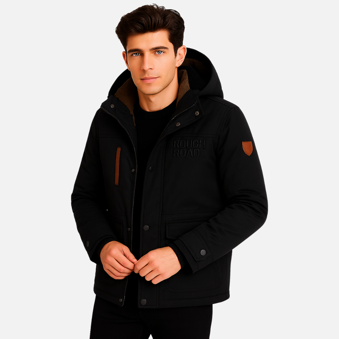 Men's Warm Winter Jacket - Windproof Puffer