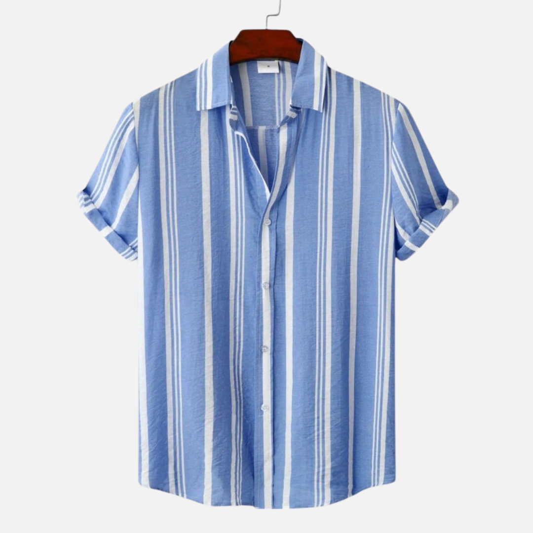 Men’s Old Money Striped Summer Shirt