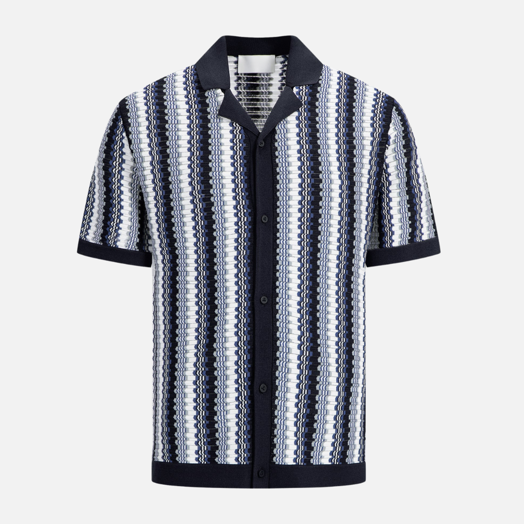Men's Short Sleeve Knitted Shirt