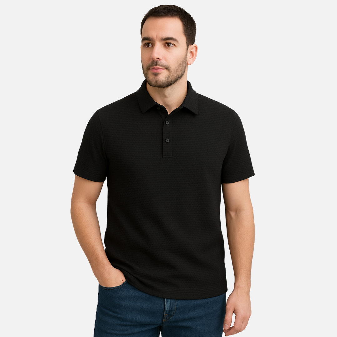 Men's Short Sleeve Polo - Men's Breathable Polo