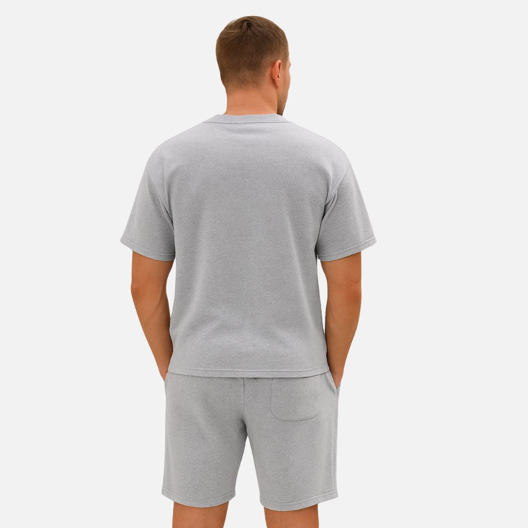 Men’s Short Outfit - Oversized 2-Piece Set Shorts and T-Shirt