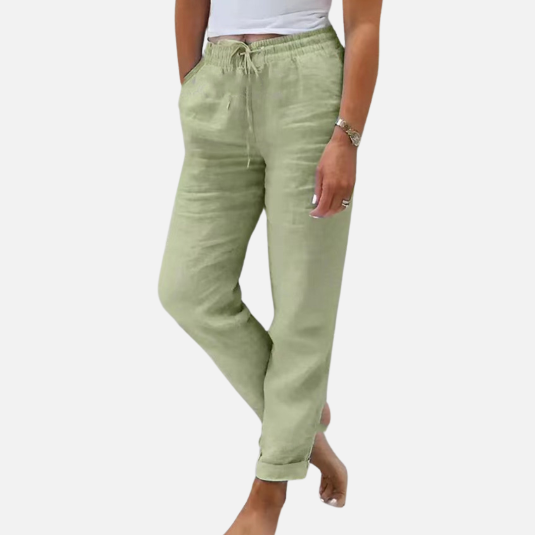 Women's Long Linen Summer Pants