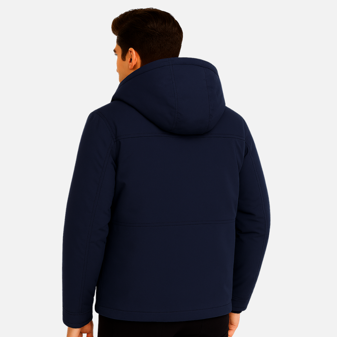 Men's Warm Winter Jacket - Windproof Puffer