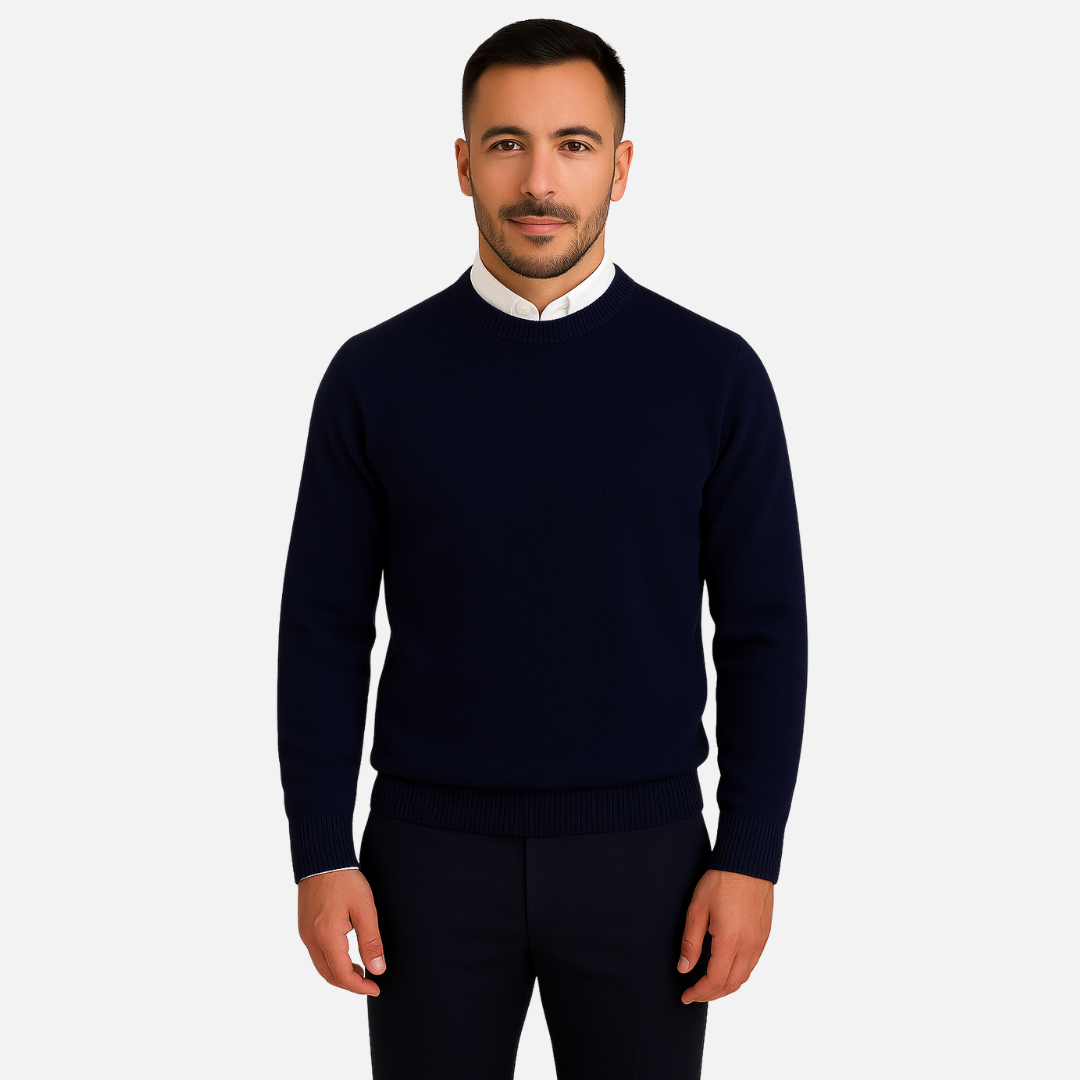 Men’s Cashmere Sweater – Luxury Smart Knitwear