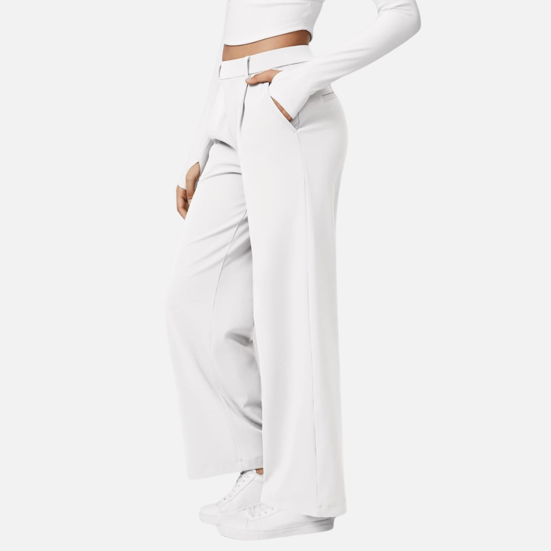 Women's Wide-Leg Trousers - Flaired Trousers