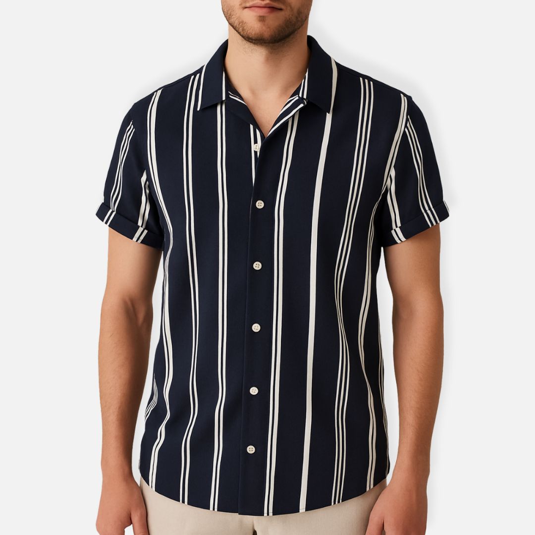 Men’s Old Money Striped Summer Shirt