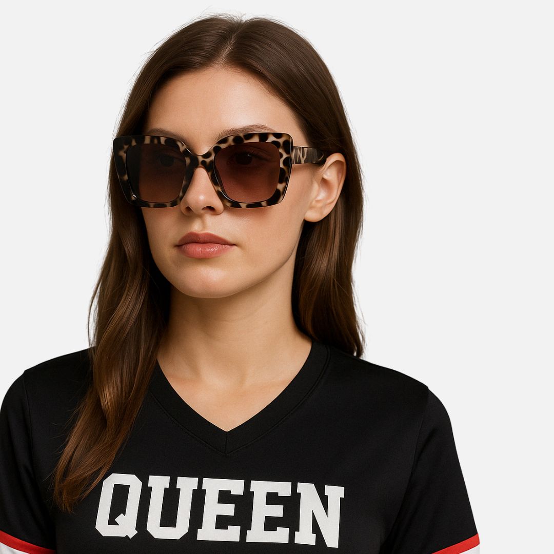 Women's Leopard Sunglasses Vintage Style