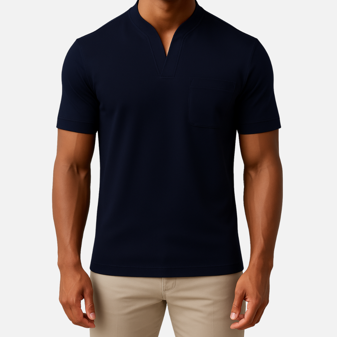 Men's Elegant & Casual Polo Shirt - Short Sleeve Polo