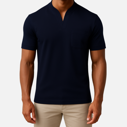 Men's Elegant & Casual Polo Shirt - Short Sleeve Polo