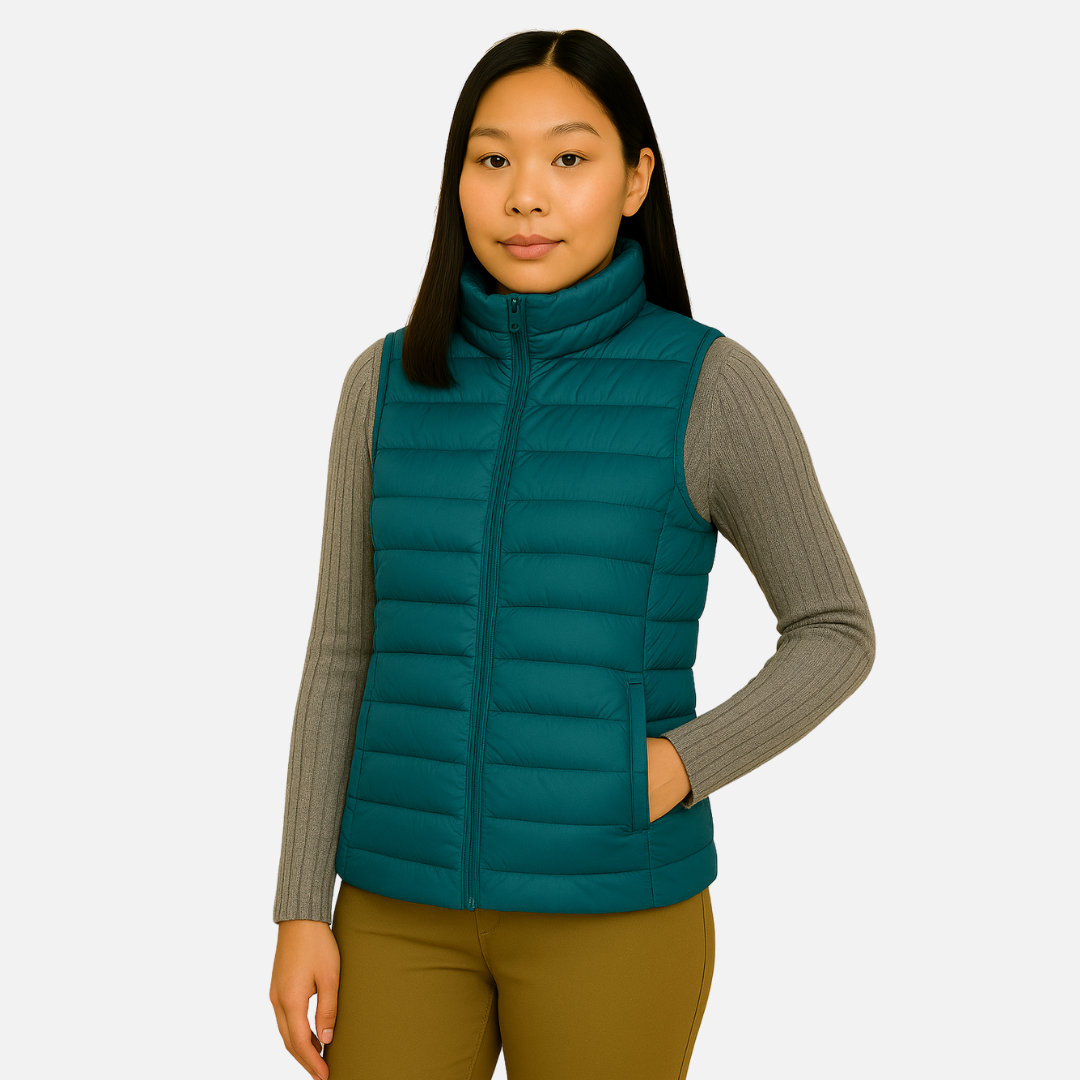 Women’s Lightweight Sleeveless Vest - Casual Bodywarmer