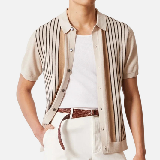 Men’s Old Money Short Sleeve Blouse