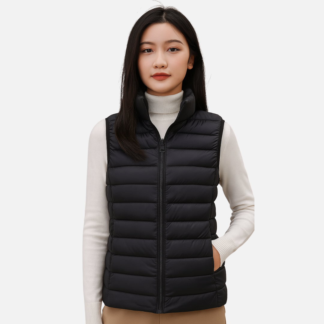 Women’s Lightweight Sleeveless Vest - Casual Bodywarmer