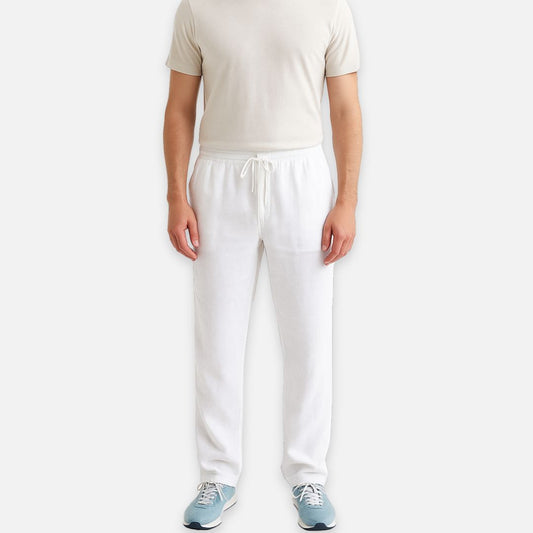 Men’s Old Money Trousers - Linen Pants