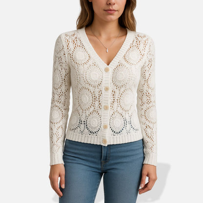 Women's Floral Breathable Long Sleeve Blouse