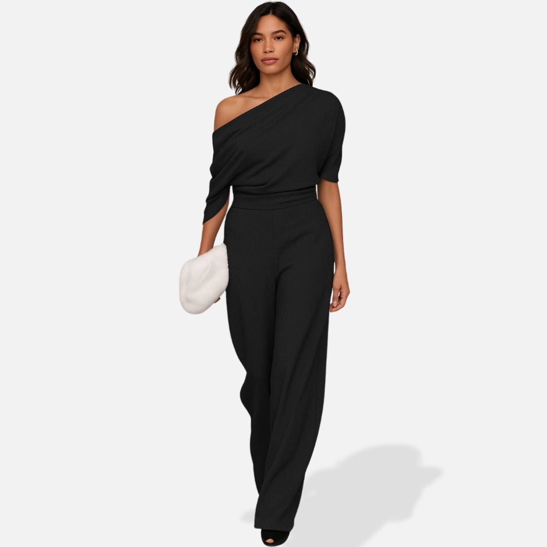 Women’s Elegant Short Sleeve Jumpsuit