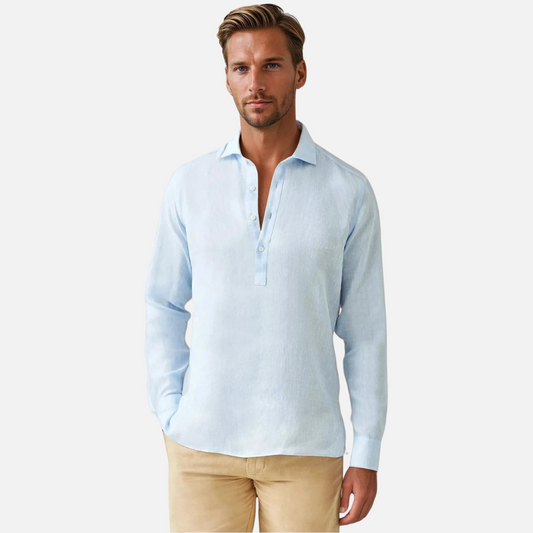 Men's Classic Linen Long Sleeve Shirt
