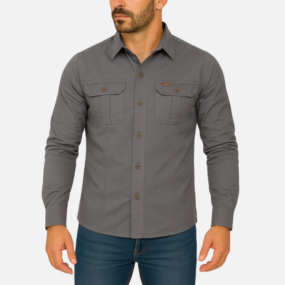 Men's Long Sleeve Shirt – Rugged & Stylish Army Shirt