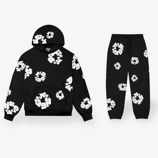 Unisex Flower Tracksuit (Hoodie + Pants)