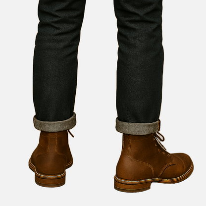 Men’s Leather Boots - Classic Smart Heeled Boots