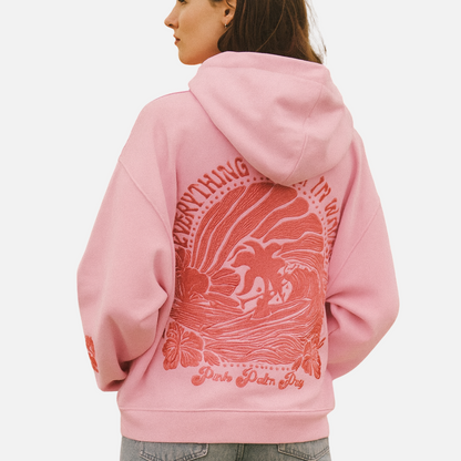 Women’s Oversized Cotton Hoodie – Casual Graphic Hoodie