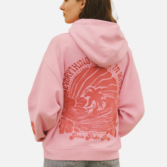 Women’s Oversized Cotton Hoodie – Casual Graphic Hoodie
