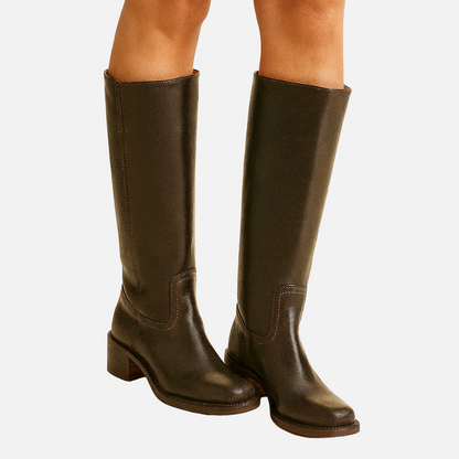 Women’s High Boots - Knee-High Heeled Boots