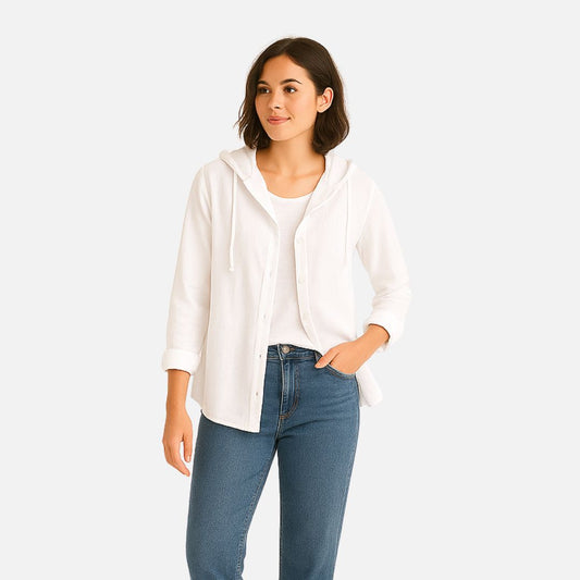 Women's Linen Cardigan - Linen Breathable Vest