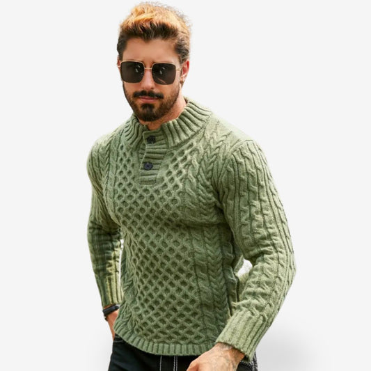 Men's High Quality Warm Knitted Sweater