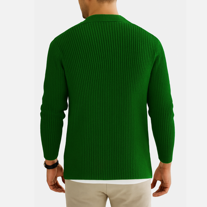 Men’s Classic Cashmere Knit Cardigan – Luxury Soft & Warm Zip Sweater