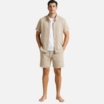 Men’s Short Outfit Set - 2-Piece Loungewear Outfit