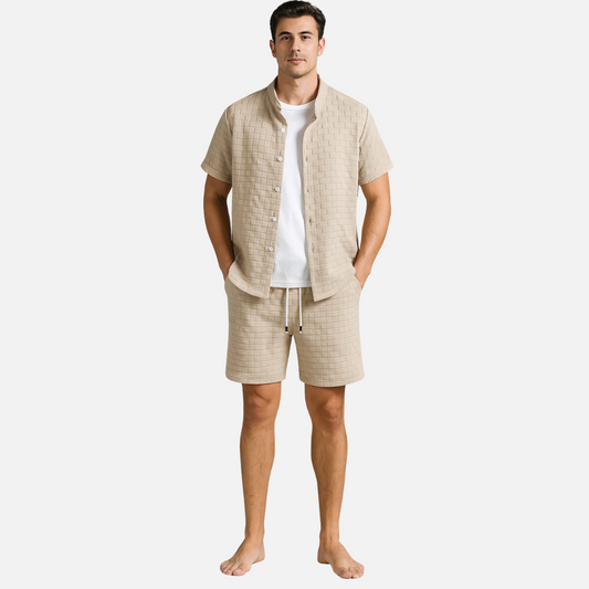 Men’s Short Outfit Set - 2-Piece Loungewear Outfit