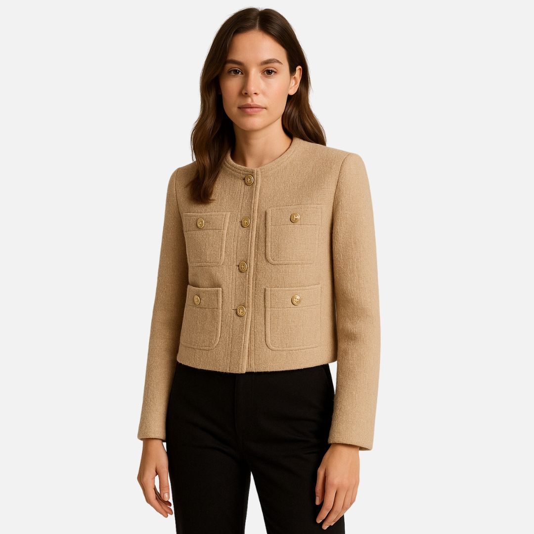 Women's Teddy Fleece Jacket - Cozy Buttoned Jacket