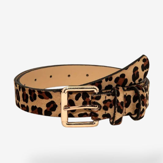 Women’s Leopard Print Belt – One Size Fits All