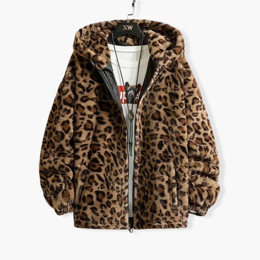 Women’s Warm Leopard Print Jacket