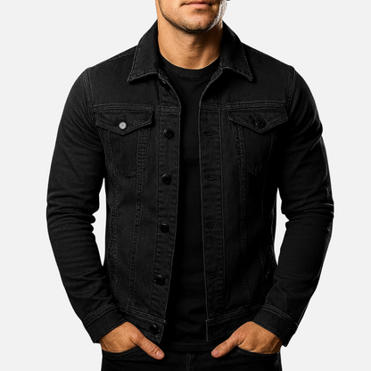 Men’s Classic Denim Jacket – Denim Casual Jacket