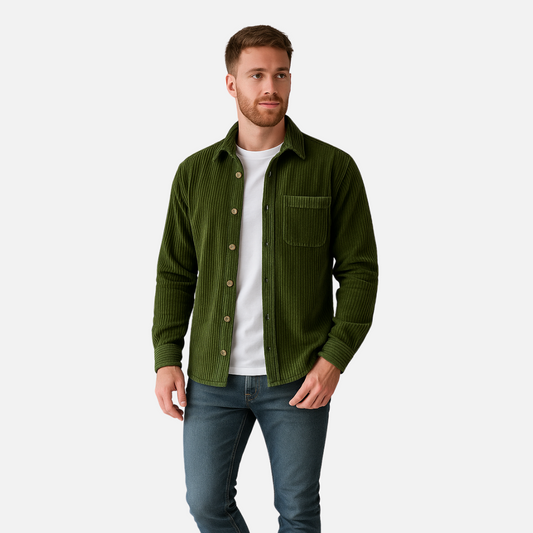 Men's Corduroy Jacket - Summer Jacket Soft Corduroy