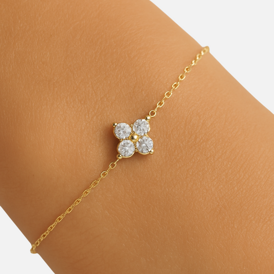 Women's Clover Bracelet – Elegant Four-Leaf Charm Jewellery