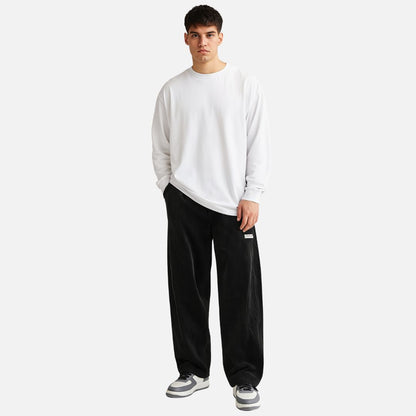 Men’s Corduroy Trousers - Wide-Leg Vintage Pants