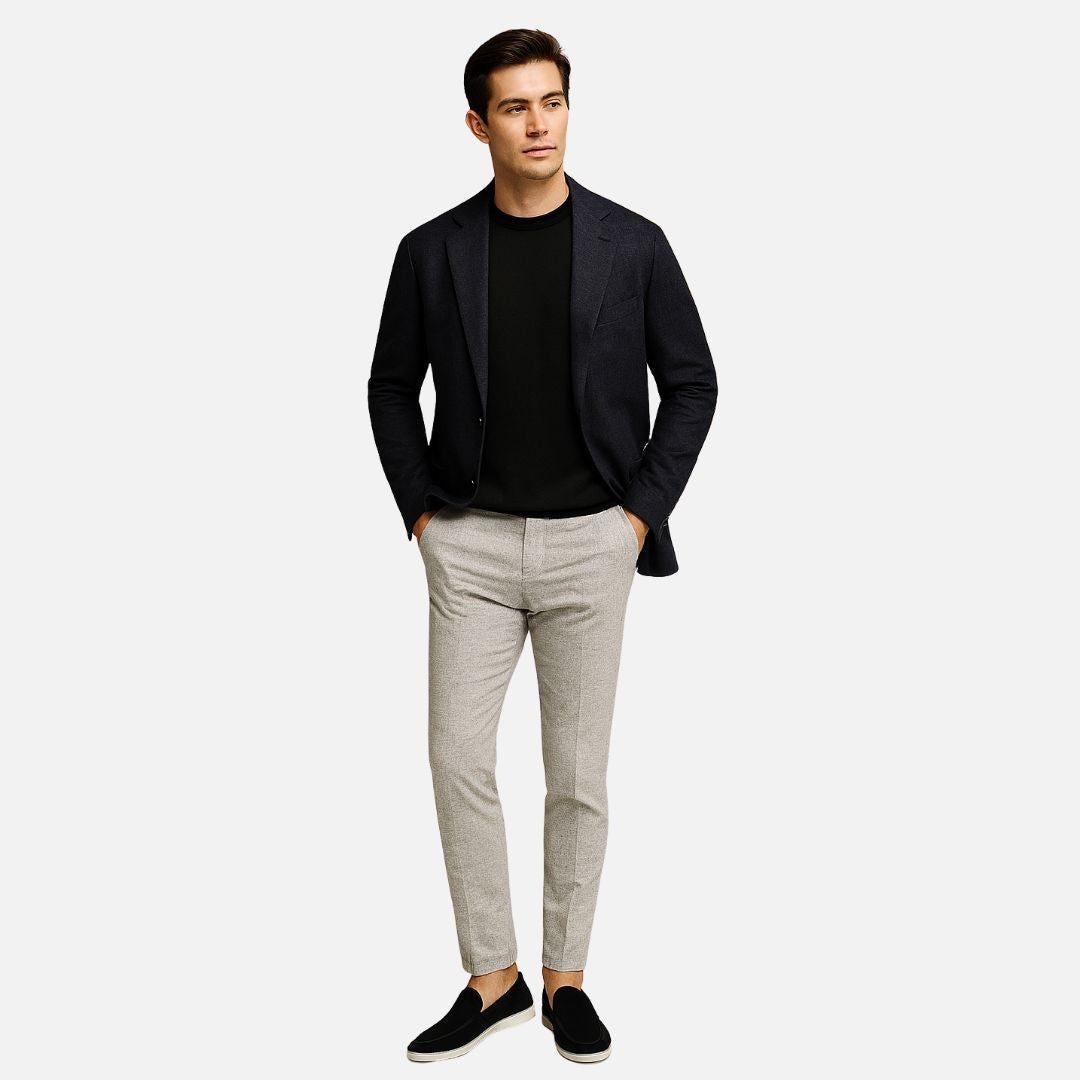 Men’s Suede Loafers – Smart Casual Slip-On Shoes