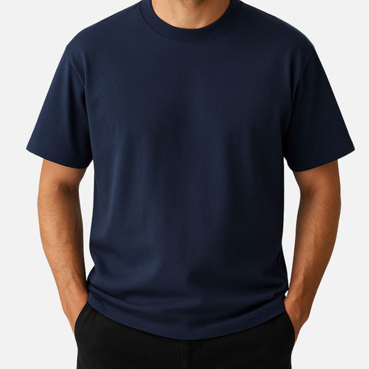 Men's Basic Wide T-Shirt - Loose Fit T-Shirt
