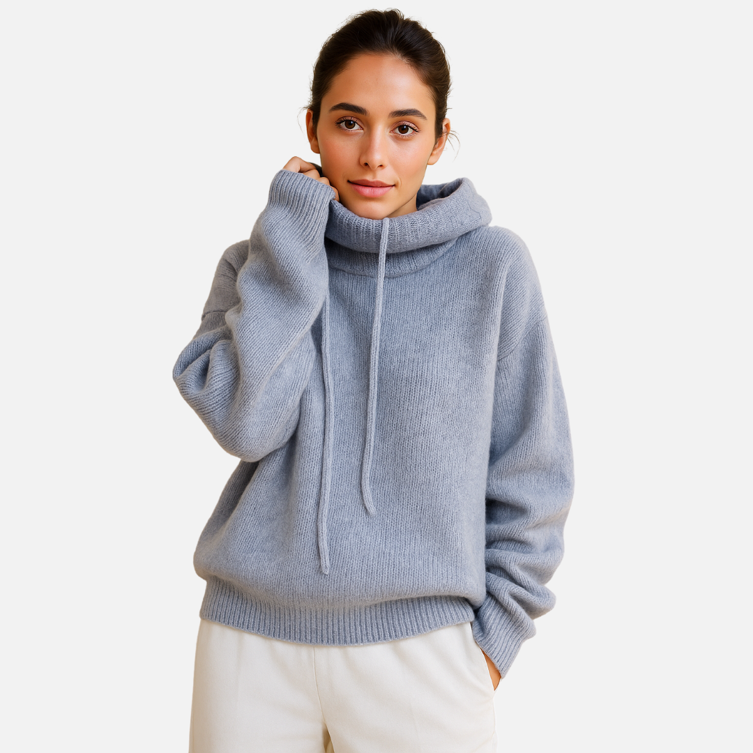 Women's Elegant Oversized Hoodie - Warm Hoodie