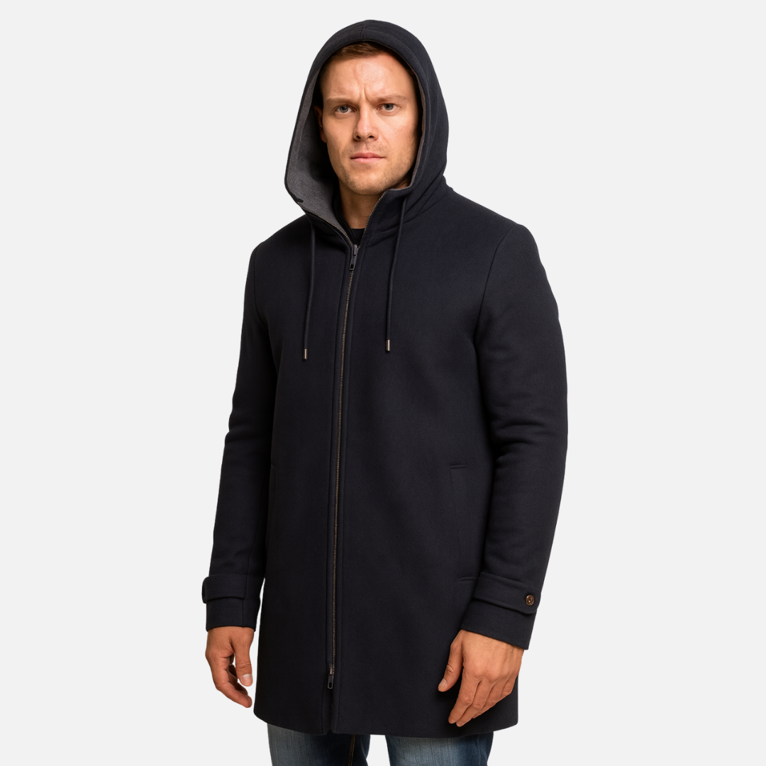 Men's Navy Winter Parka – Men’s Classic Workwear Jacket